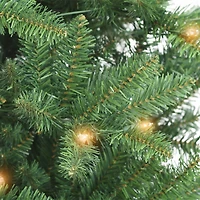 7ft. Pre-Lit Carson Artificial Pine Tree, Clear Lights
