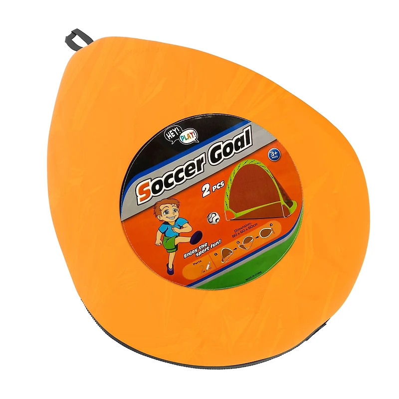 Toy Time Pop Up Soccer Goals Set
