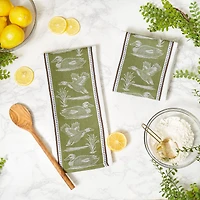DII® Duck Jacquard Dish Towels, 2ct.