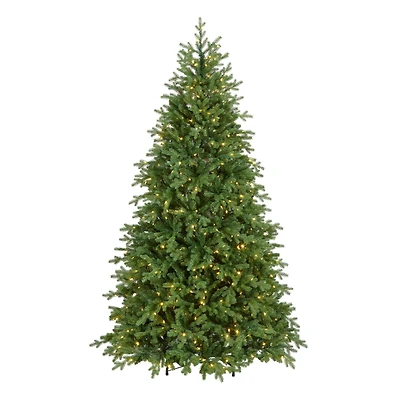 7.5ft. Pre-Lit PowerConnect™ Princeton Fraser Fir Artificial Christmas Tree, Dual Color® LED Lights