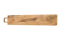 Hello Honey® 27.5" Rectangle Acacia Wood Cheese/Cutting Board with Square Handle