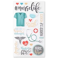 Nurse Life Dimensional Stickers by Recollections™