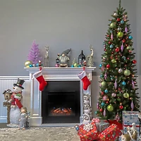 ft. Pre-lit Kingswood Fir Pencil Artificial Christmas Tree