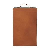 Tan Modern Wine Holder, 9" x 10" x 16"