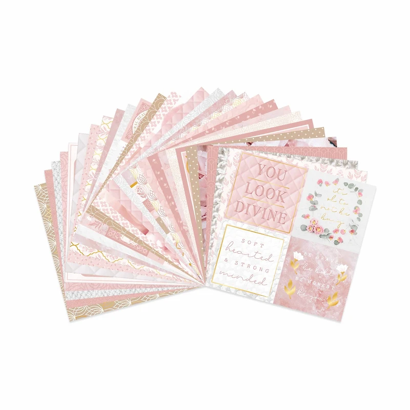 12" x 12" Soft Serenity Paper Pad by Recollections™, 58 Sheets