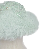 5" Light Green Tabletop Mushroom with Sequins