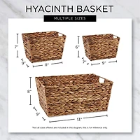 DII® White Wash Hyacinth Basket Set