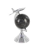 12" Silver Aluminum Glam Globe
