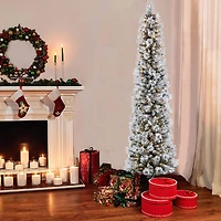 9ft. Pre-Lit Portland Pine Artificial Christmas Tree, Clear Lights