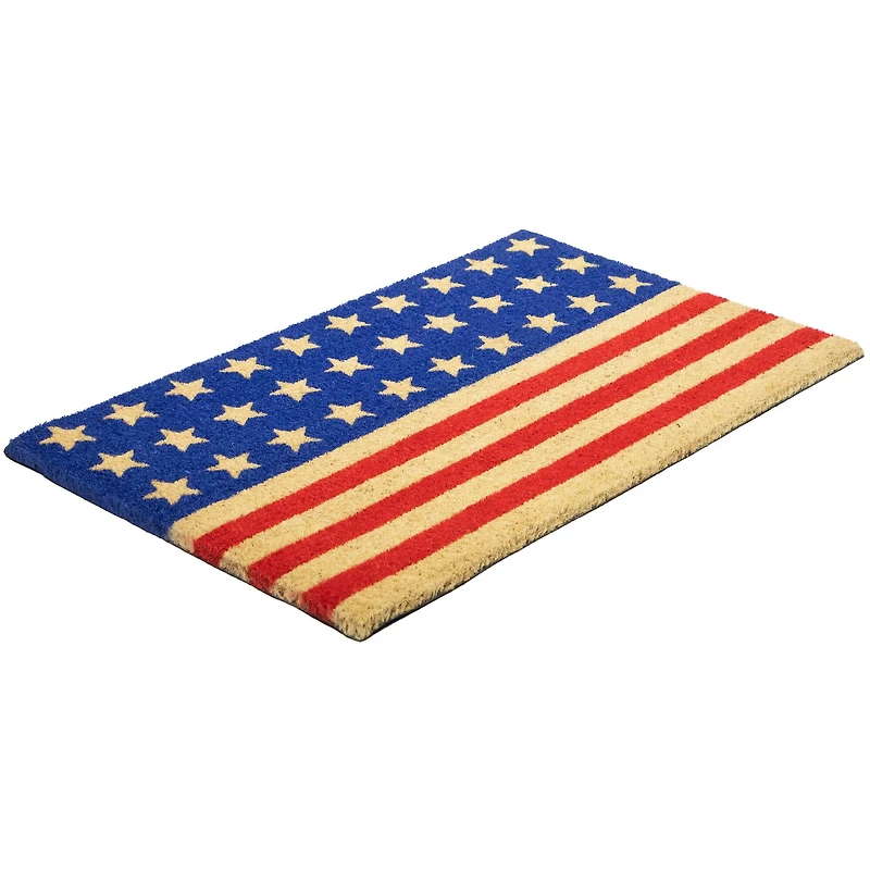 Americana Stars & Stripes Coir Outdoor Doormat
