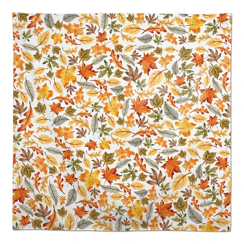 58" Fall Leaves Pattern Tablecloth