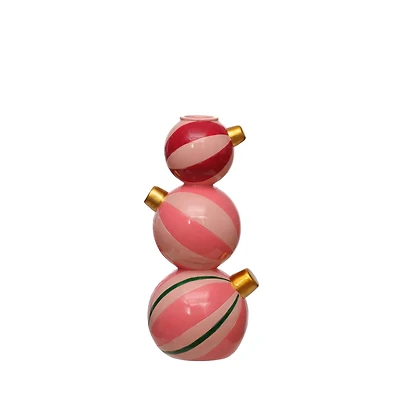 8" Ball Ornament Stack Candle Holder by Ashland®