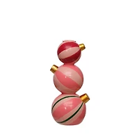 8" Ball Ornament Stack Candle Holder by Ashland®