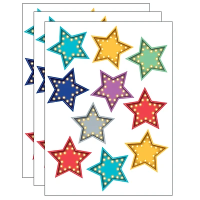Teacher Created Resources Marquee Stars Accents, 3 Packs of 30