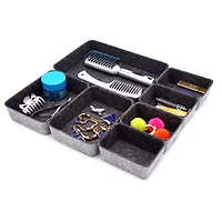 Welaxy Felt 7 Piece Drawer Organizer Tray Set