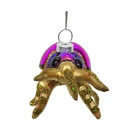 4" Purple Beetle Glass Ornament by Ashland®