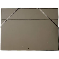 JAM Paper Natural Kraft Portfolio with Elastic Closure 14.5" x 19.5"