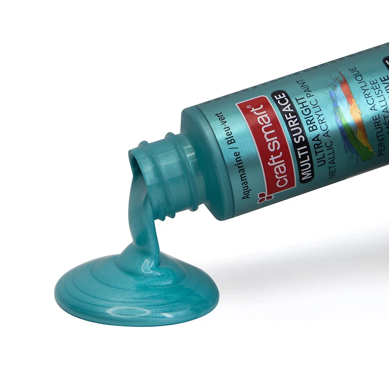 9 Pack: Multi-Surface Premium Ultra Bright Metallic Paint by Craft Smart