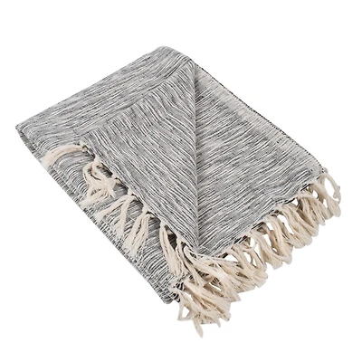 DII® Black Variegated Throw