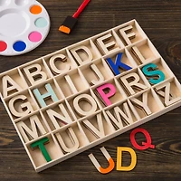 6 Packs: 121 ct. (726 total) Wood Letter Set by Make Market®