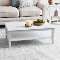 Hello Honey® 14'' Pleasantville Wood 2-Tier Coffee Table