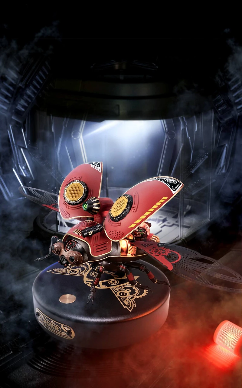 ROKR® Mechanical Age Scout Beetle LED 3D Puzzle Kit