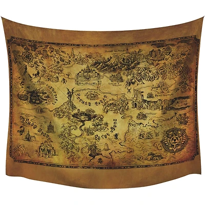 RoomMates Legends Of Zelda Map Tapestry