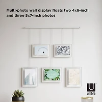 Umbra White Exhibit Gallery Picture Frame Set