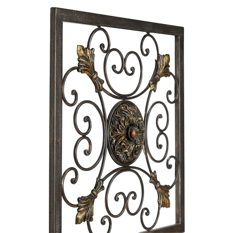 Brown Metal Rustic Wall Décor Set