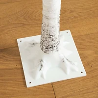 5ft. Pre-Lit White Birch Artificial Christmas Tree, Warm White LED Lights