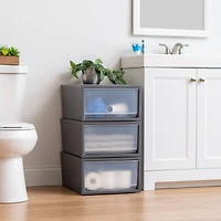 IRIS Gray Box Chest Drawer, 3ct.