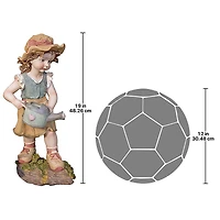 Design Toscano 19" Farmer Fanny Garden Statue