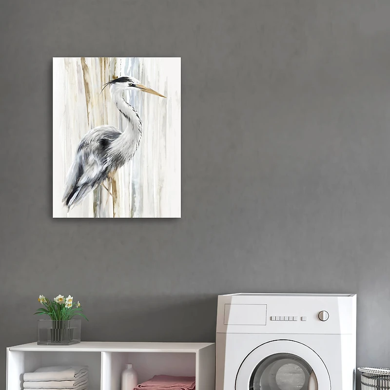 Lumaprints River Heron I Canvas Wall Art