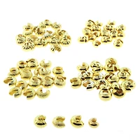 The Beadsmith® Gold Plated Crimp Bead Cover, 80ct.