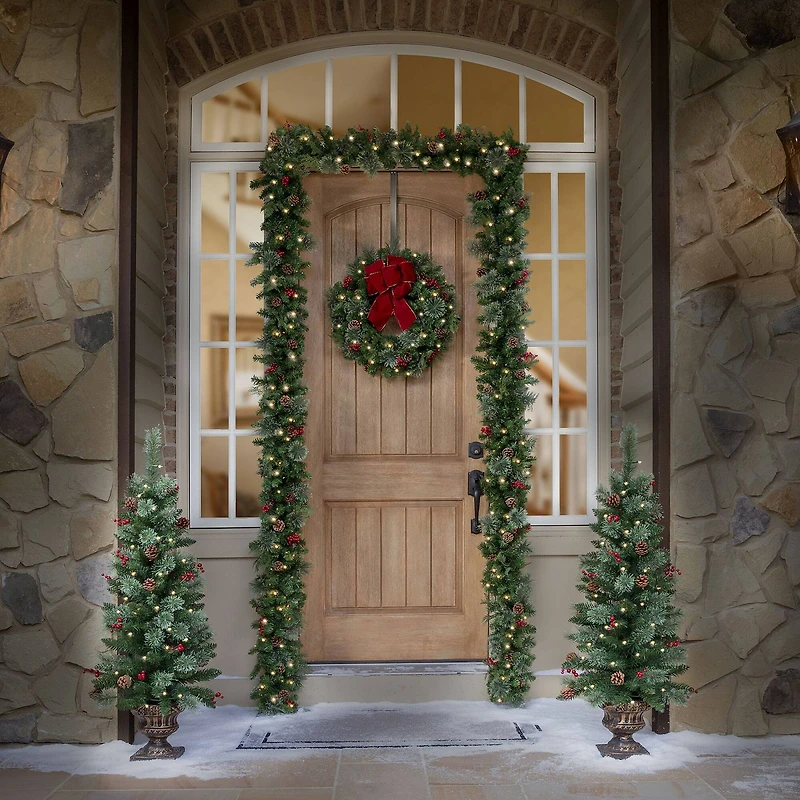 Haute Décor 9ft. Pre-Lit LED Classic Garland