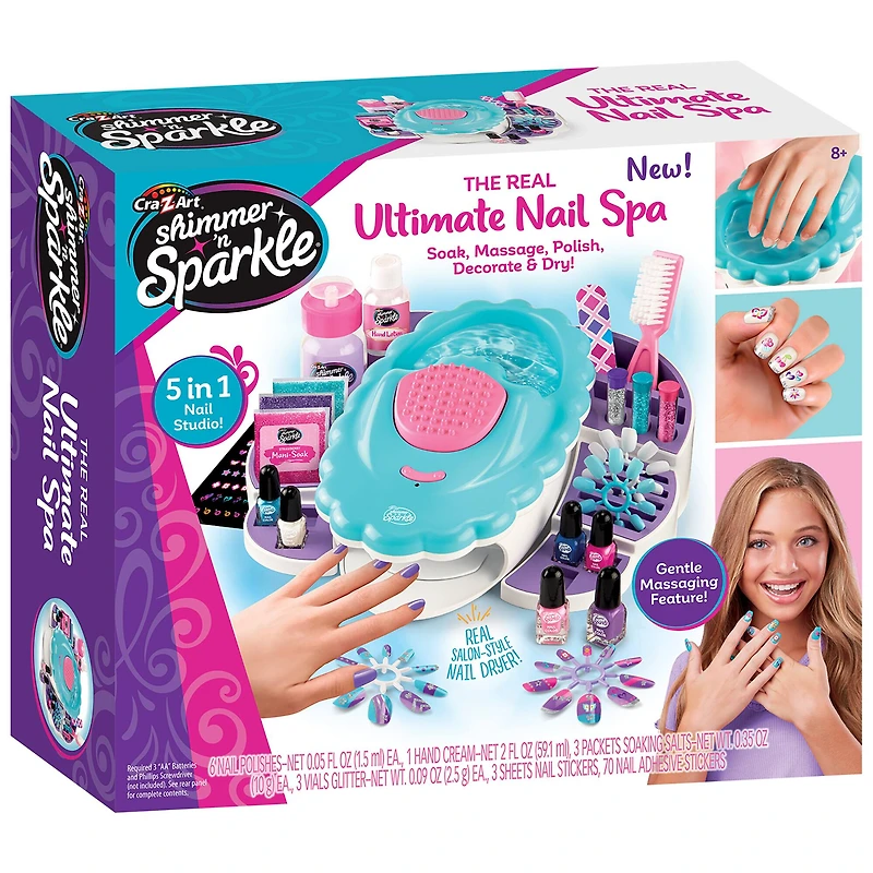 Cra-Z-Art® Shimmer 'n Sparkle The Real Ultimate Nail Spa