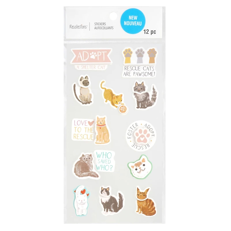 Rescue Cat Stickers by Recollections™