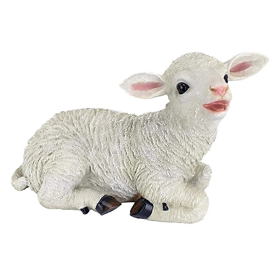 Design Toscano 15" Yorkshire Lamb Garden Statue Sitting Lamb