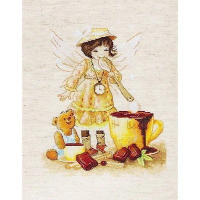 Luca-s Chocolate Fairy Counted Cross Stitch Kit