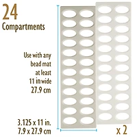 The Beadsmith® BASIC elements™ 24-Hole Seed Bead Sorters, 2ct.