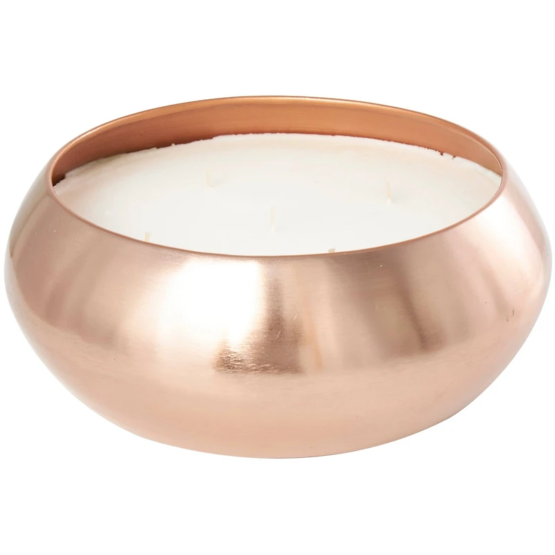 Tropical Breeze Scented 5-Wick Candle in Copper Container Bowl