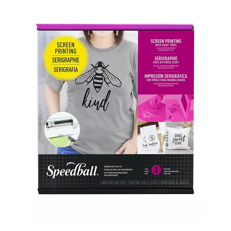 Speedball® Beginner Screen Printing Craft Vinyl Kit