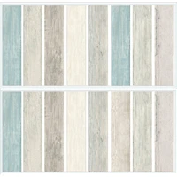 RoomMates Blue & Brown Barn Wood Plank Peel & Stick Giant Wall Decals