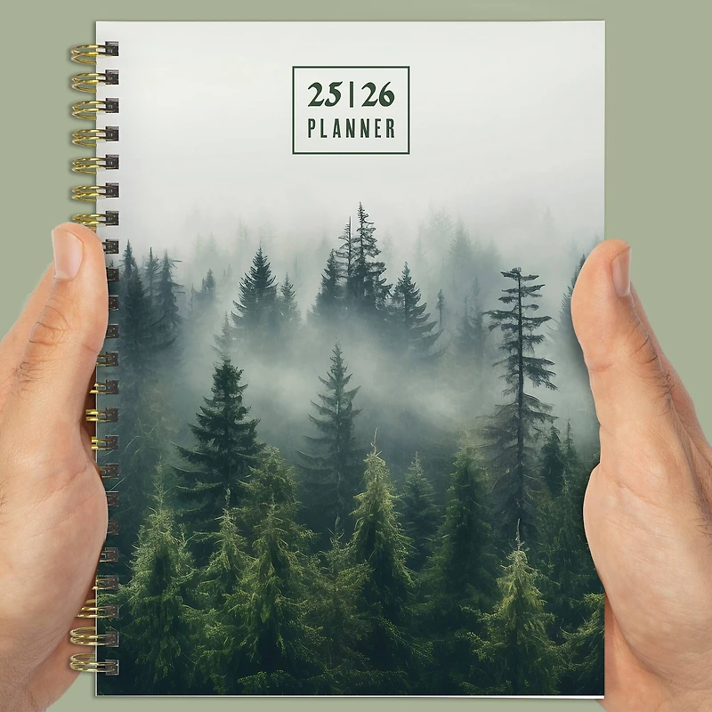 TF Publishing 2025-2026 Mystic Forest Medium Weekly/Monthly Planner