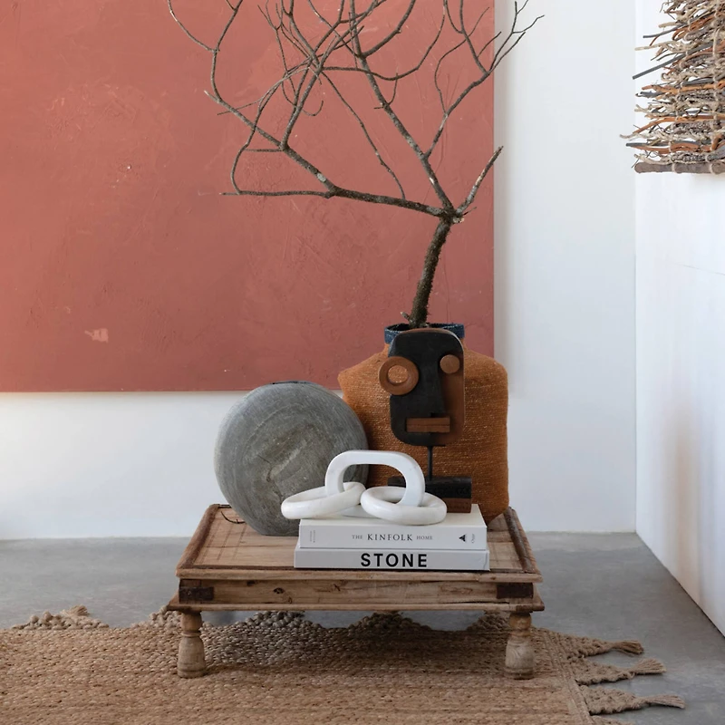 Hello Honey® 10" Gray Natural Slate Vase