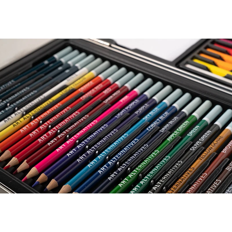 Art Alternatives 60-Piece Artist Drawing Art Set