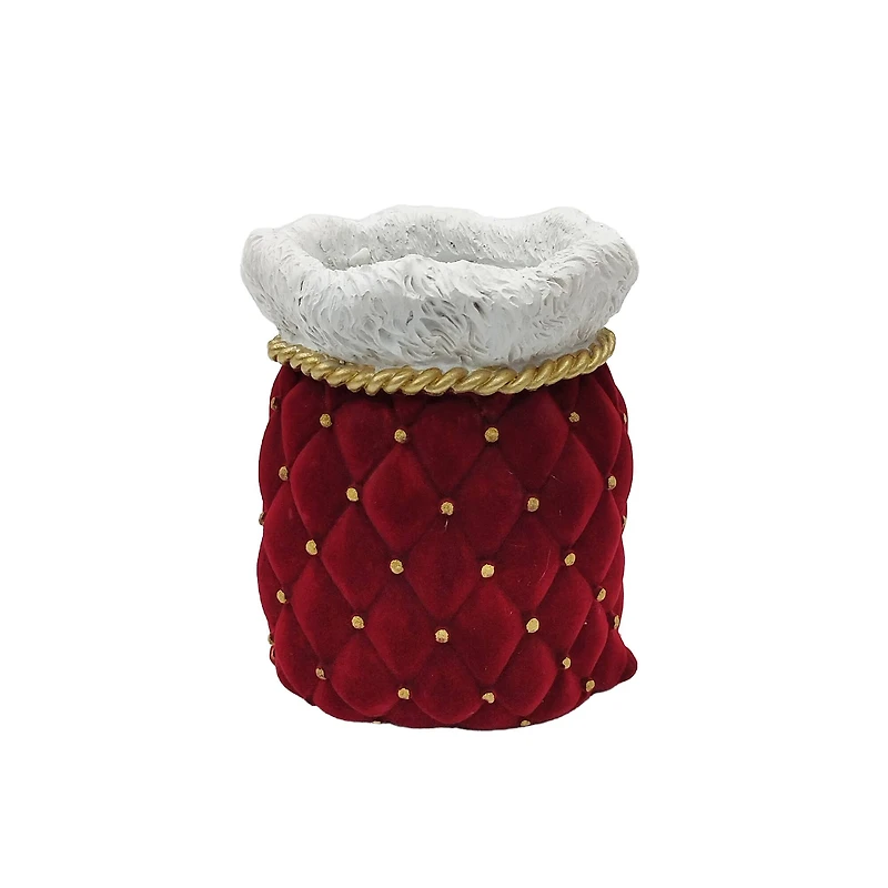 7" Red & White Santa Bag Tabletop Décor by Ashland®
