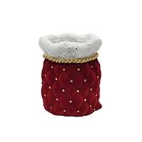 7" Red & White Santa Bag Tabletop Décor by Ashland®