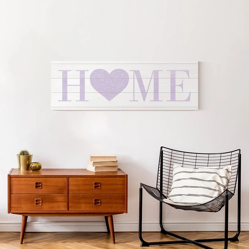 Home Heart Easter 12" x 36" Canvas Wall Art