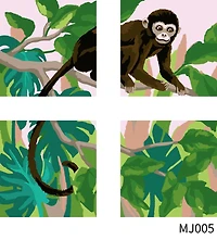 Jungle Paint-by-Number Mini Kit by Artist's Loft®